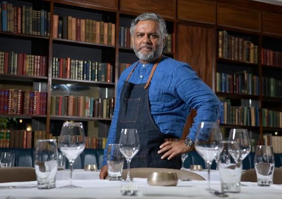 Vivek Singh, restauranteur, at The Cinnamon Club, London