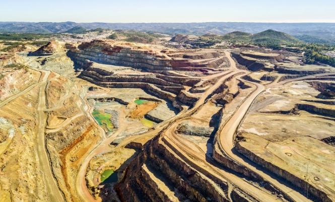 A copper mine in Andalusia, Spain